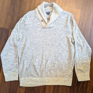 J. Crew Men's Heather Gray Crewneck Sweater